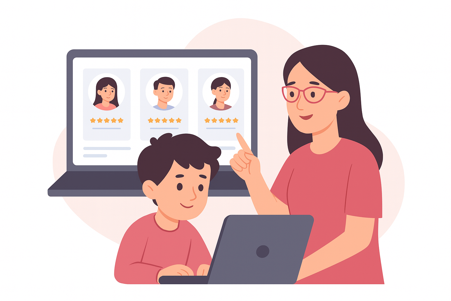 Interface de busca de profissionais